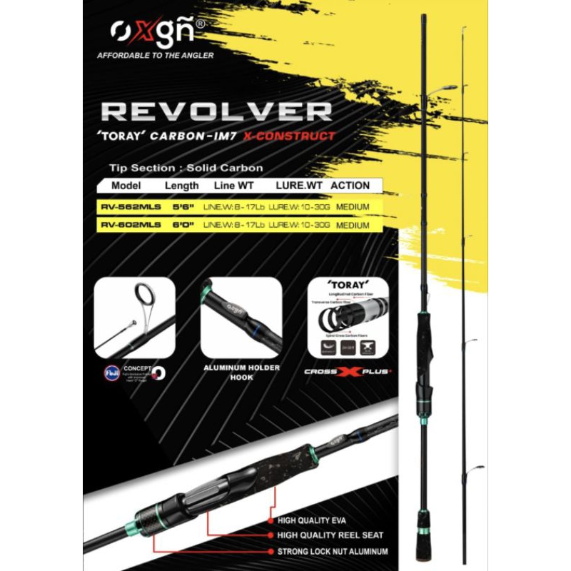 Jual JORAN PANCING OXGN REVOLVER 602 SOLID CARBON...FUJI | Shopee Indonesia