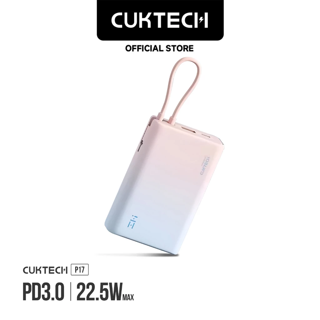ZMI P17 Power Bank 10000mAh Type C Cable Fast Charging