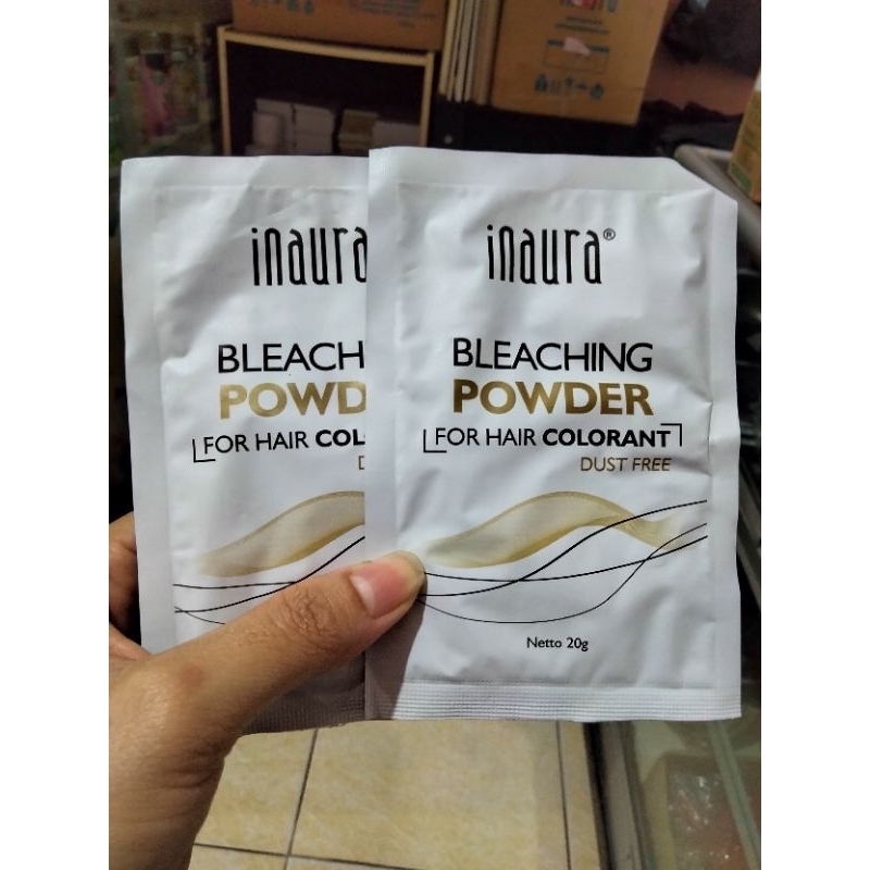 Jual INAURA BLEACHING POWDER DUST FREE 20gr | Shopee Indonesia