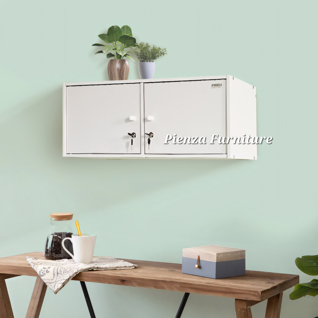 Lemari Rak Buku Serbaguna Gantung 2 Pintu Verona-021G Pienza Furniture