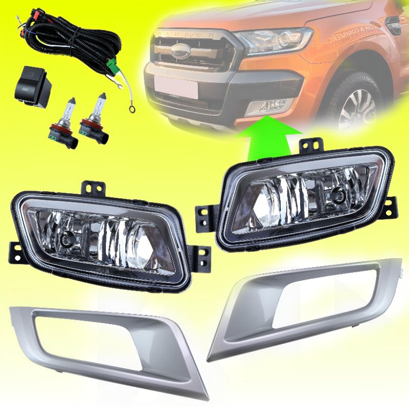 Auto-Innentürgriffe Chrom Für Ford Ranger & Everest 2015-2019 - ABS Innengriff Panel