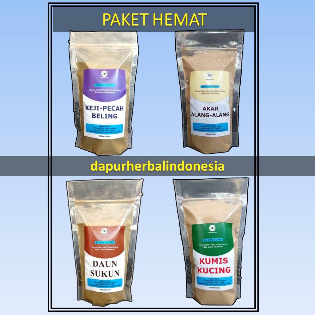 Jual AKAR ALANG ALANG - PECAH KEJI BELING - DAUN SUKUN - KUMIS KUCING