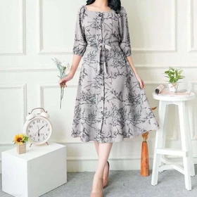 Korean Dress Wanita Dan Cocok Buat Sehari Hari Dan Ke Pesta Baju Wanita