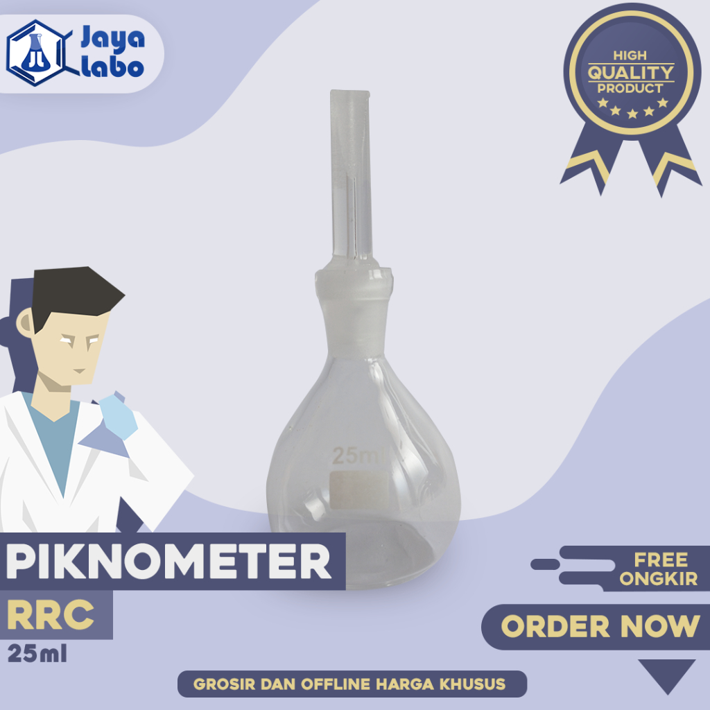 Jual Pycnometer 25 ml RRC/ Piknometer | Shopee Indonesia