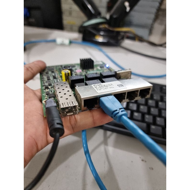 Jual Mikrotik Routerboard hEX POE RB960PGS 5Port Gbe 1port Sfp Mipsbe ...