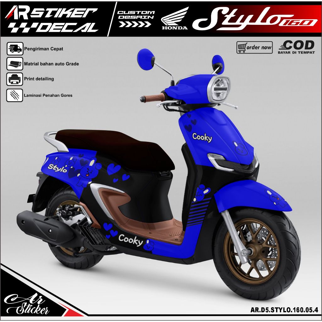 Jual Stiker Dekal Motor Honda Stylo Fullbody Sticker Decal Full body ...