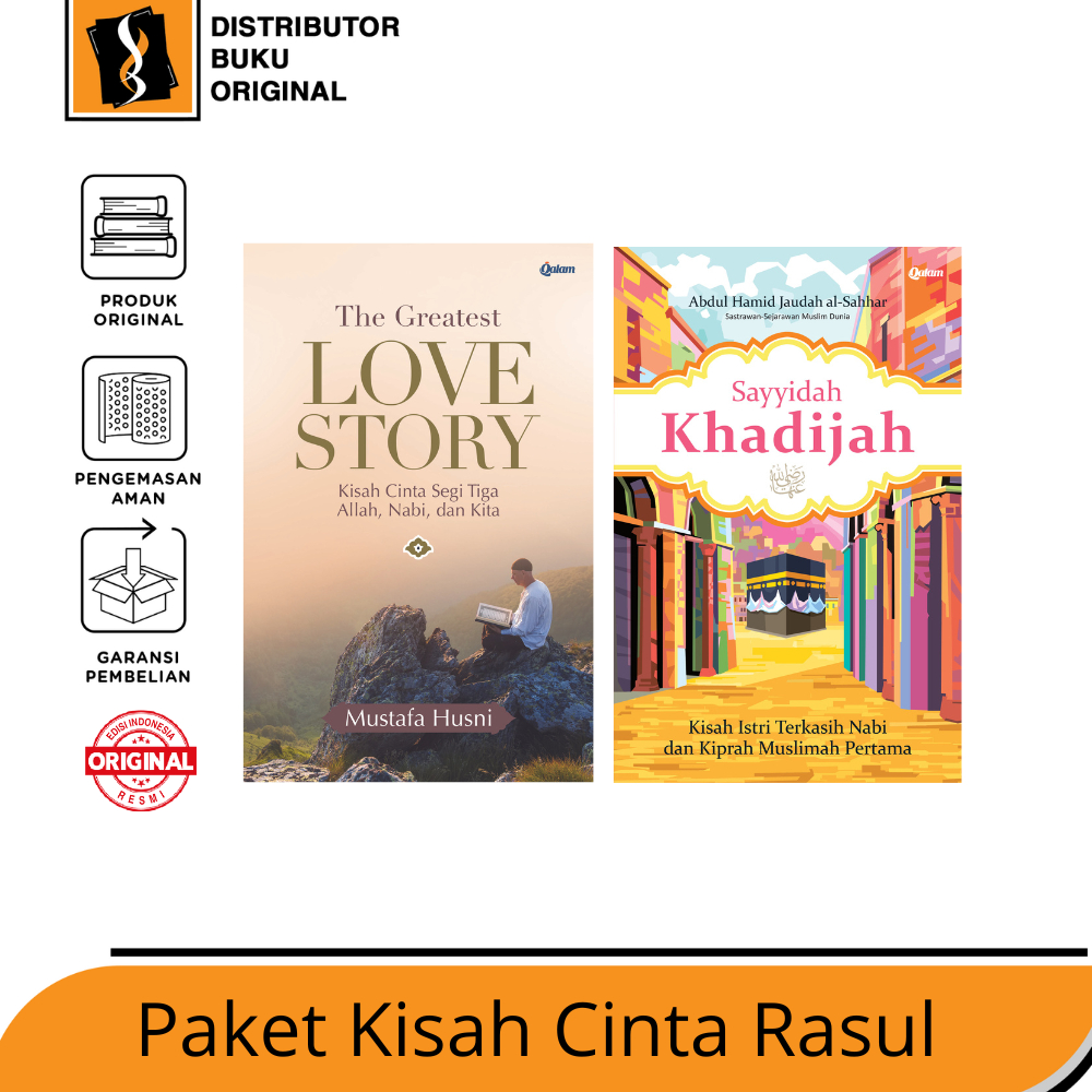 Jual Paket Buku Kisah Cinta Rasulullah The Greatest Love Story Dan