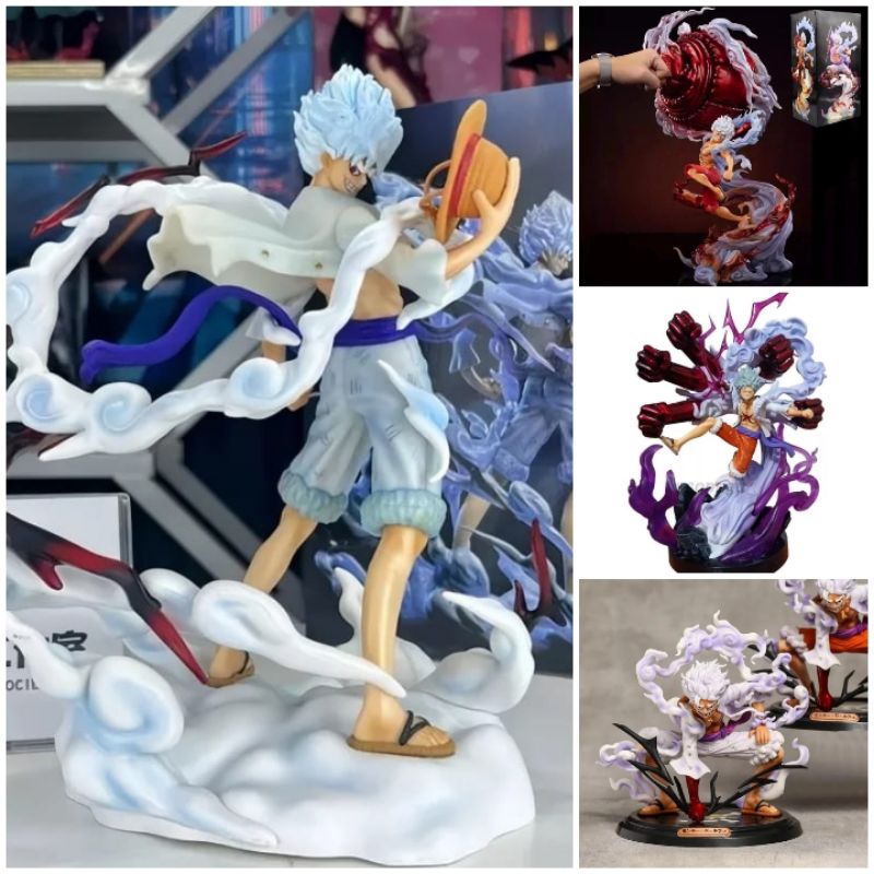 Jual action figure one piece monkey d luffy gear 5 sun god nika ...