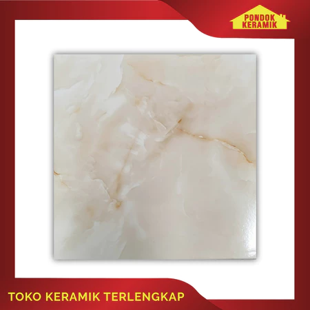 Keramik Lantai Tierra 50x50 Sky Beige Motif Marble Marmer