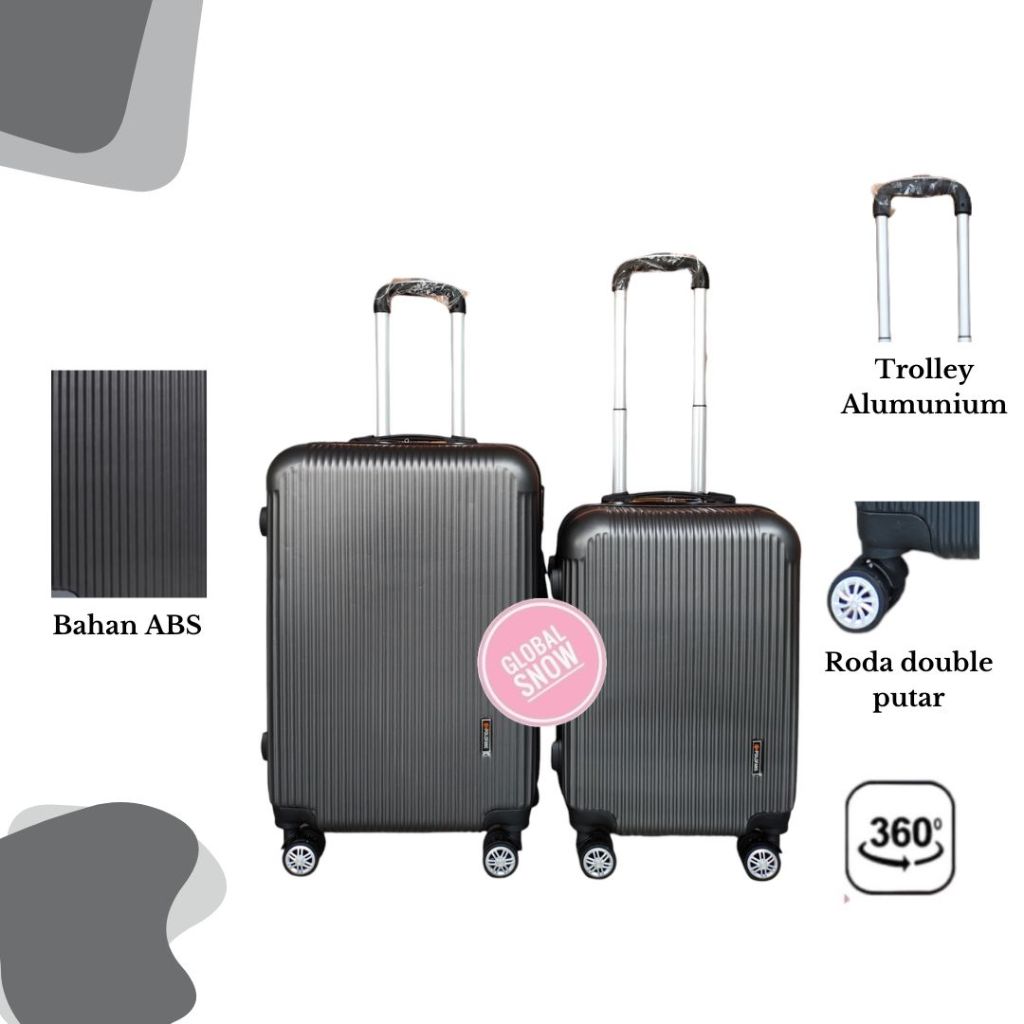 Jual KOPER SET 24 + 20 INCH 2018/ KOPER SET 2IN1 | Shopee Indonesia