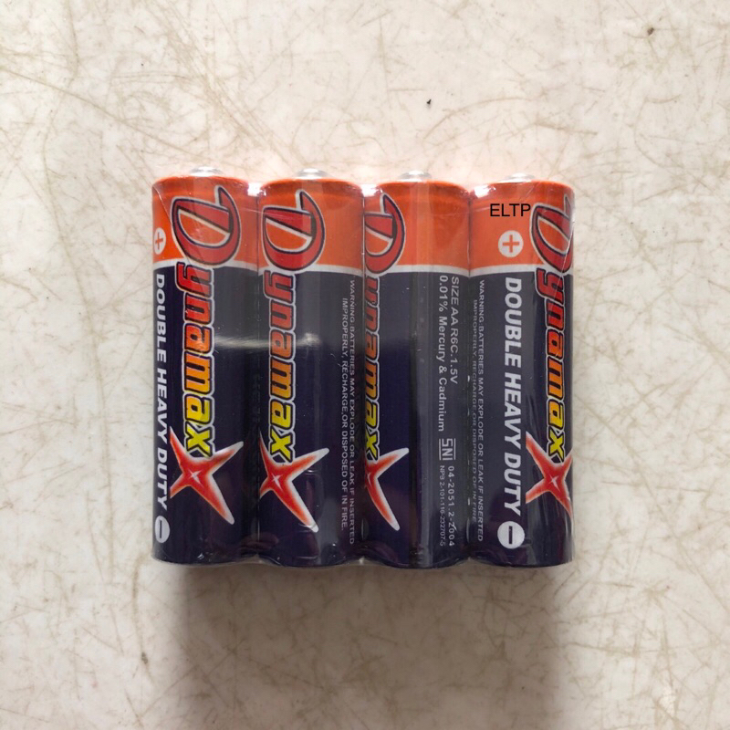 Jual Baterai Size Aa A2 Dynamax Isi 4 Pcs Shopee Indonesia