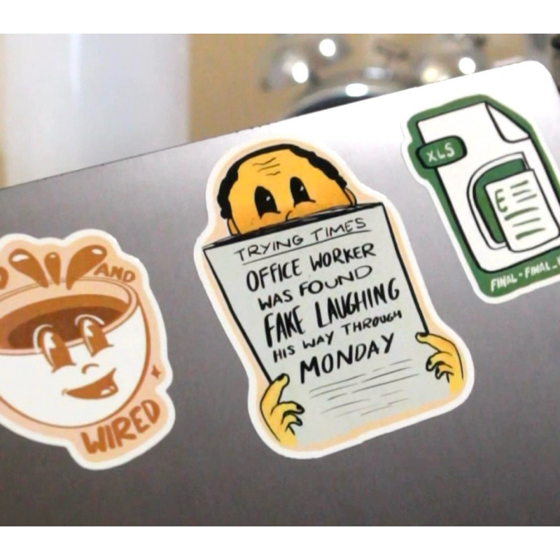 Jual STICKER PACK: Work, Office, Workaholic Theme A6 | Shopee Indonesia