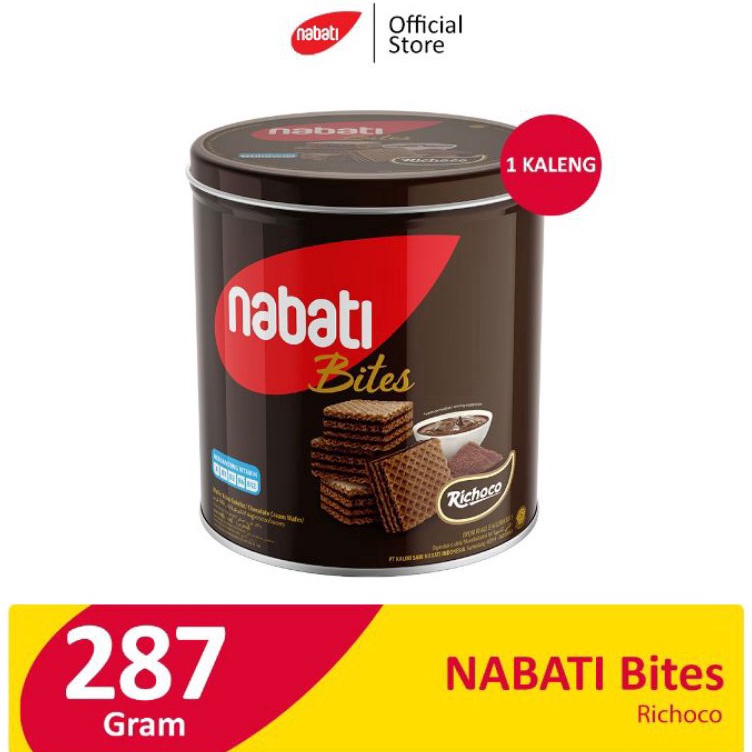 Jual Super Hits Richeese Nabati Bites Kaleng COKLAT 287 Gr Richoco ...