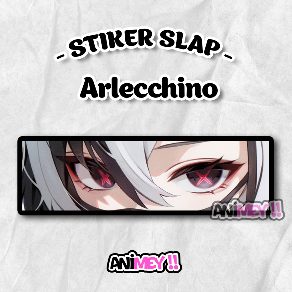 Jual Stiker Slap Arlecchino / Sticker Slap Anime Waterproof | Shopee ...