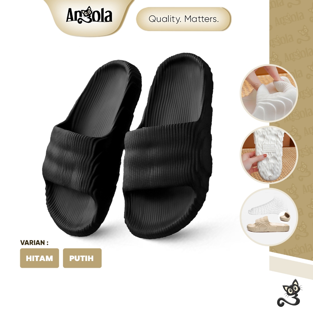 Jual [SENDAL SOLAT JUMAT] ANGOLA Sendal Slip On Pria Wanita H07/H42 ...