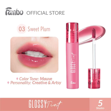 Fanbo Glossy Tint 3 5 Gr Bibir Menjadi Lebih Bercahaya Dan Plumpy Korean Make Up Look