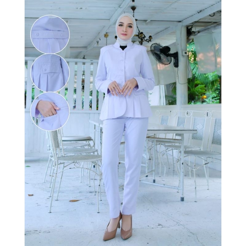 Jual Blazer Wanita Seragam Dinas Kesehatan Baju Perawat Seragam Perawat