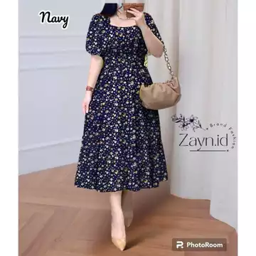 SMOKED Dress Mora Dress Wanita Pendek
