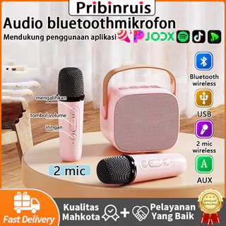 PRIBINRUIS ใCODใ karoke bluetooth speaker portable 2mic spiker bluetooth mic cipung