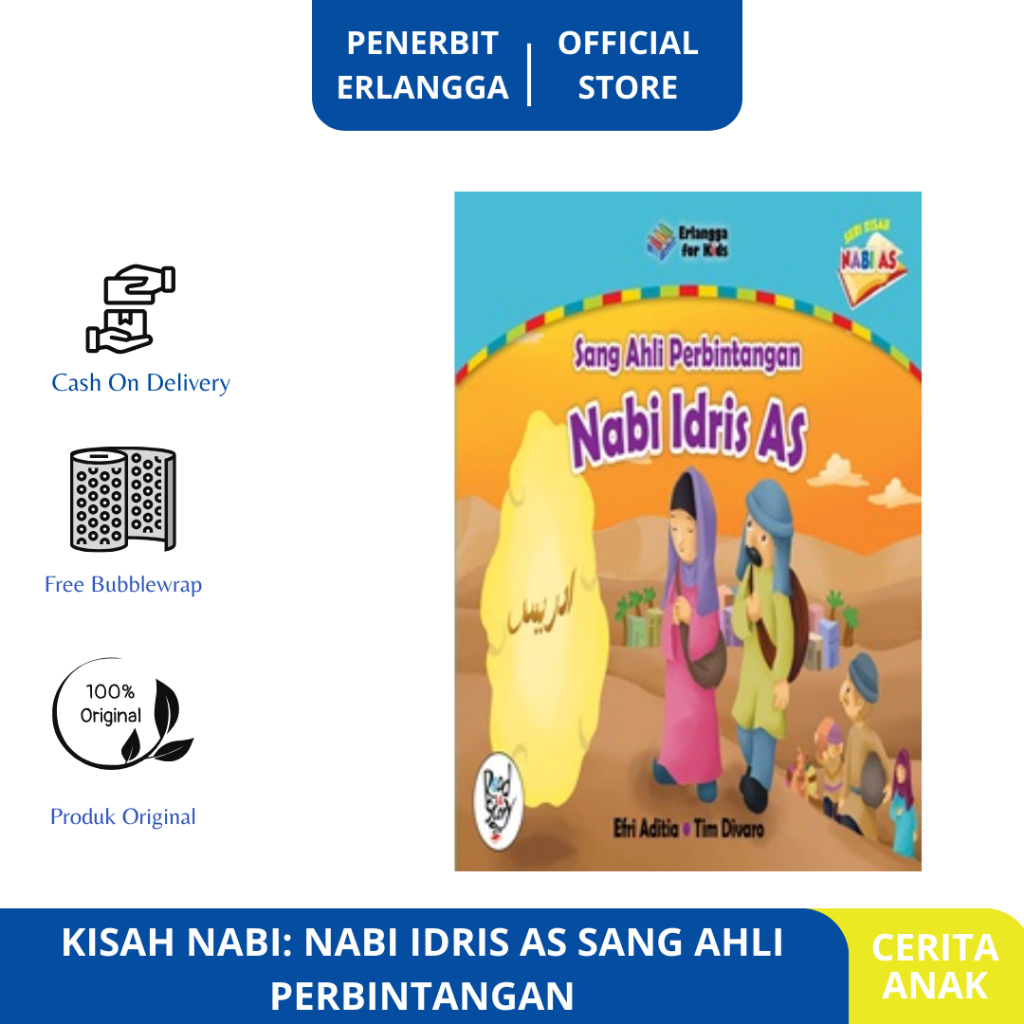 Jual BUKU CERITA NABI DAN RASUL: NABI IDRIS AS SANG AHLI PERBINTANGAN ...