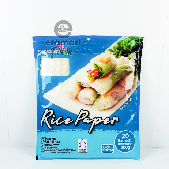Jual JSF RICE PAPER KOTAK 200GR (isi 20 lbr) | Shopee Indonesia