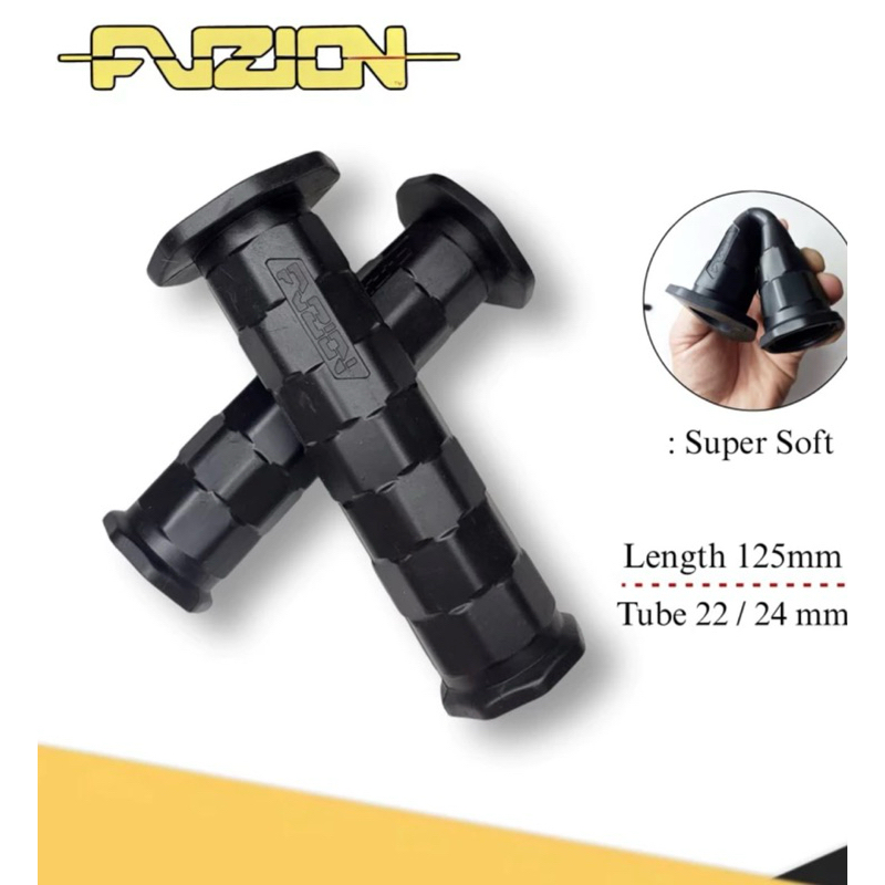 Handgrip Motor Fuzion Octagon Universal Super Soft Import Handgrip Grip Motor Universal Bisa Untuk Semua Jenis Motor Vario Pcx Adv Mio Beat Ninja Klx Cbr