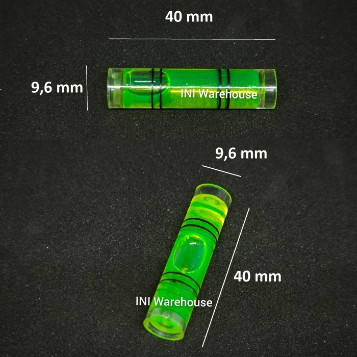 Jual Bubble Level Silinder 9 x 40 mm 9x40mm Spirit Levelling untuk ...