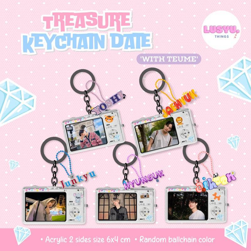 Jual KEYCHAIN TREASURE date with teume jihoon asahi hyunsuk yoshi ...