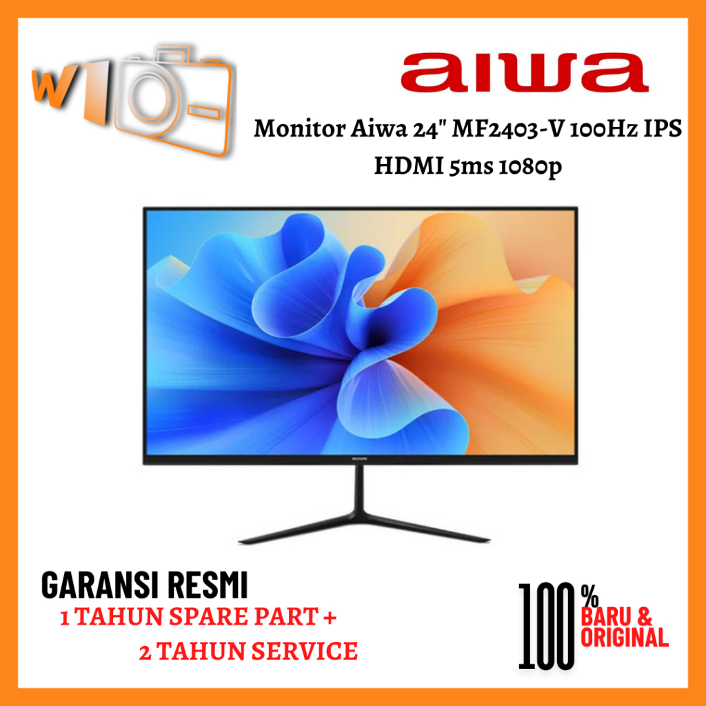 Jual Monitor Aiwa 24" MF2403-V 100Hz IPS HDMI 5ms 1080p Garansi Resmi ...