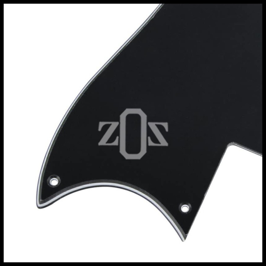 Jual Pickguard Gibson SG Std Half Face Black 3Ply | Shopee Indonesia