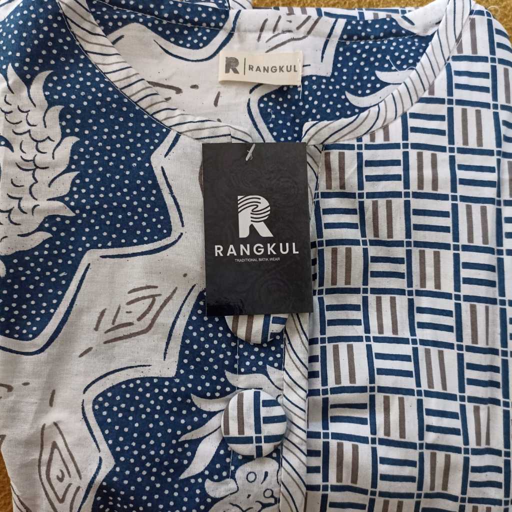 Jual RANGKUL Baju Batik Wanita Kerja Motif Dapel | Shopee Indonesia