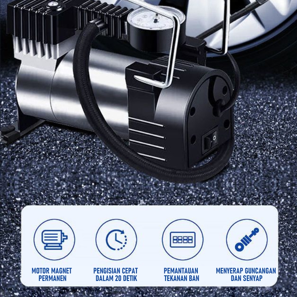 Jual 16 Silinder Paket Compressor Mini Listrik Portable pompa angin Ban ...