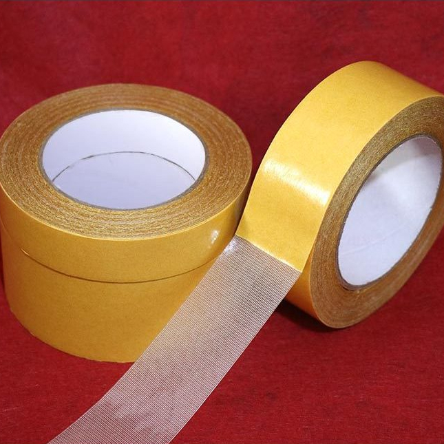 Jual Double Tape Kain Dua Sisi Lakban Kuning Perekat Kuat Isolasi ...