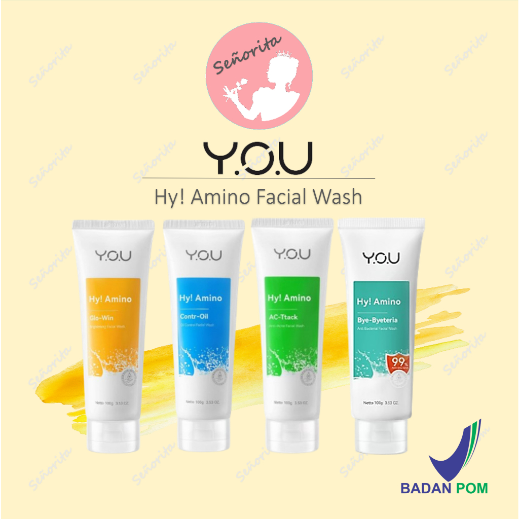 Jual Y O U You Hy Amino Facial Wash G Shopee Indonesia