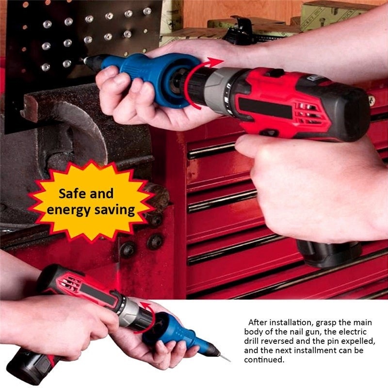 Jual electric rivet Adaptor Bor Tang Rivet Gun Paku Rifet Konverter ...