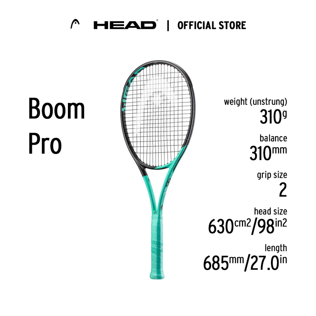 Jual HEAD Racket Boom PRO 2022 - Raket Tennis Tanpa Senar FREE Cover ...