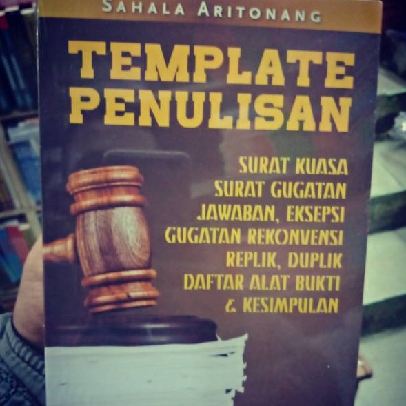 Jual Paling Murah TEMPLATE PENULISAN SURAT KUASA SURAT GUGATAN JAWABAN ...