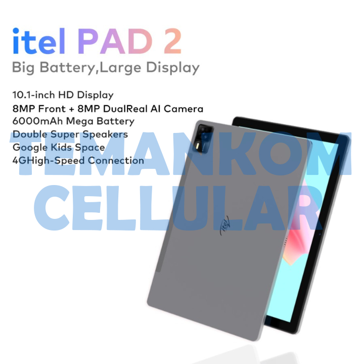 Jual Itel Pad 2 Tab Itel ITELPAD 4G LTE by INFINIX 4/128 4GB 10.1 inch ...