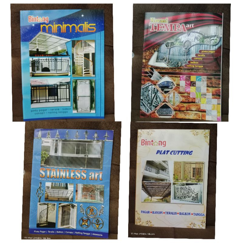 Jual Buku Pagar Besi Teralis Balkon Kanopi Ornamen Pagar Besi Bengkel