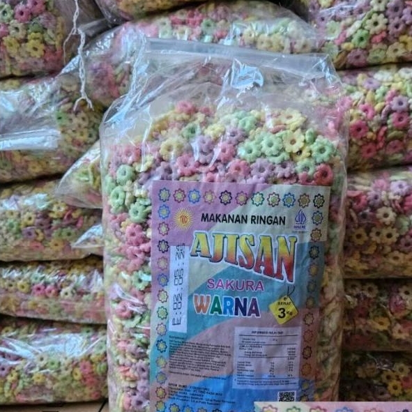 Jual Ajisan Sakura Warna 1ball Ribut Warna Jajan Jadul Snack Kiloan