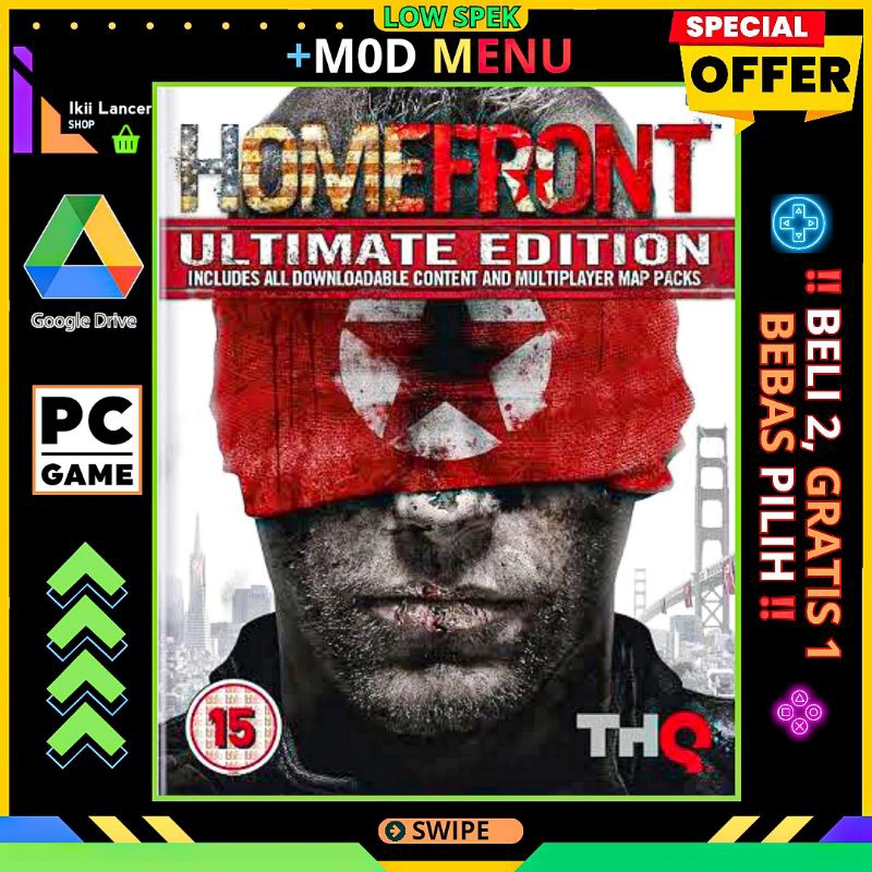 Jual Homefront Ultimate Edition - PC LAPTOP GAMES - CARA INSTALL MUDAH ...