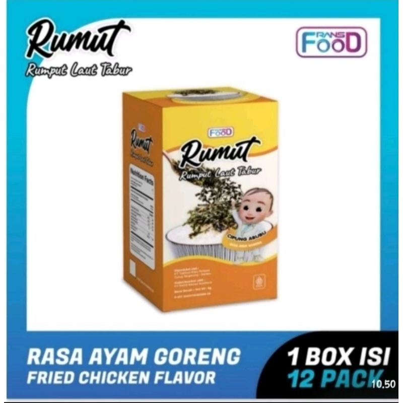Jual RB Nori Rumut Si AA 1 box isi 12 pcs Nori Rumput Laut Rumut Si AA ...