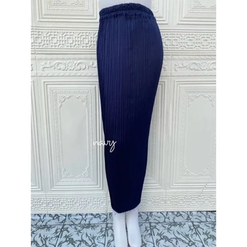 Rok Plisket Satin Premium Rok Plisket Polos Rok Span