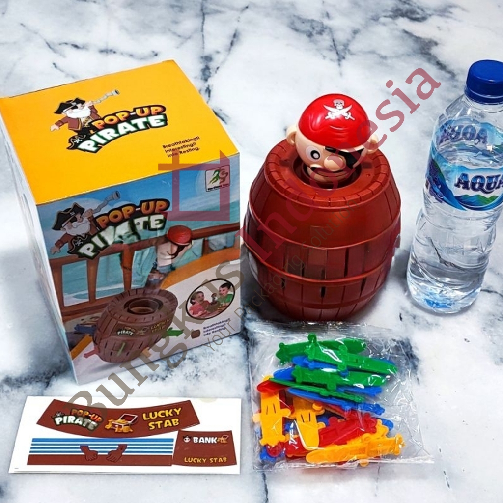 Jual Mainan Anak Jumping Pirate JUMBO / Bajak laut Tong Bajak Laut ...