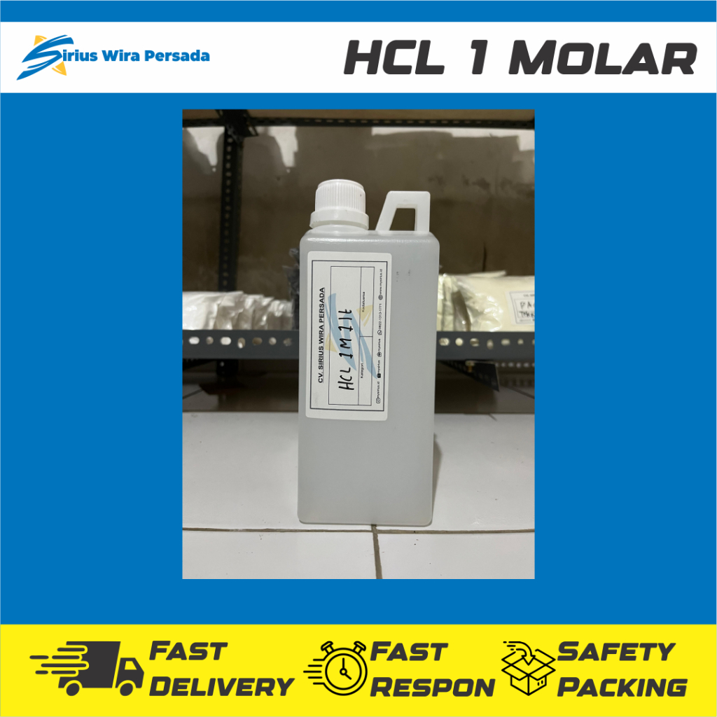 Jual HCL 1 Molar / HCL 1M Kemasan 1 Liter | Shopee Indonesia