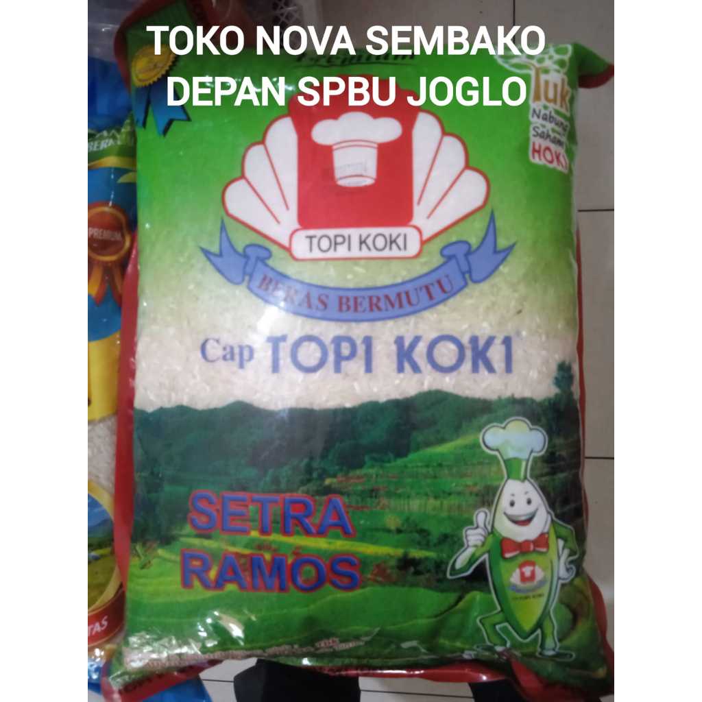 Jual BERAS SETRA RAMOS 5KG TOP KOKI | Shopee Indonesia
