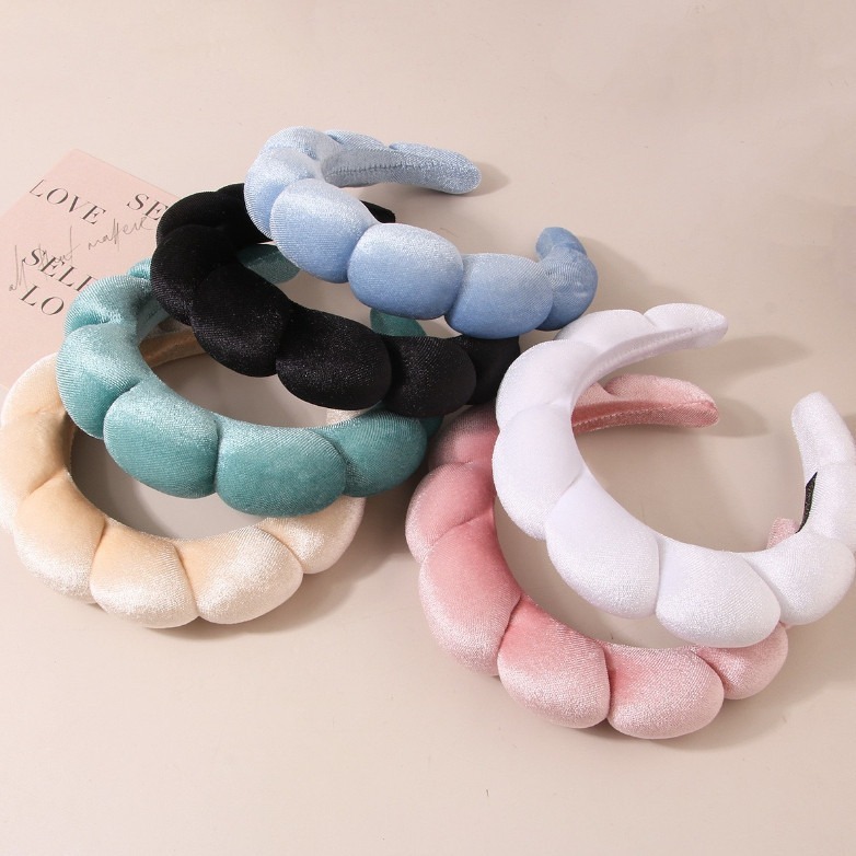 Jual TMALL88 Bando Simple Polos Shellie Korean Fluffy Head Band / Bando ...
