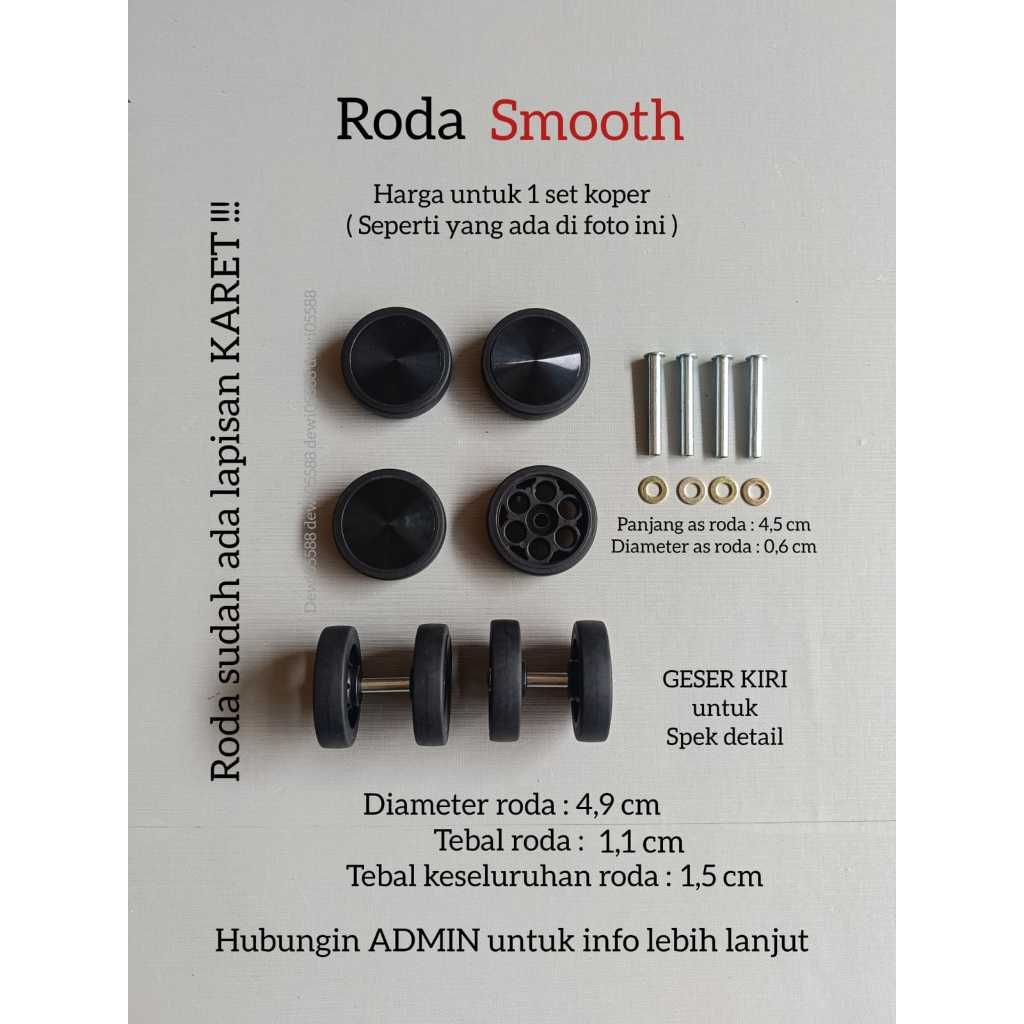 Jual RODA KOPER, RODA DOUBLE WHEEL, RODA PENGGANTI, RODA LOJEL ,RODA ...