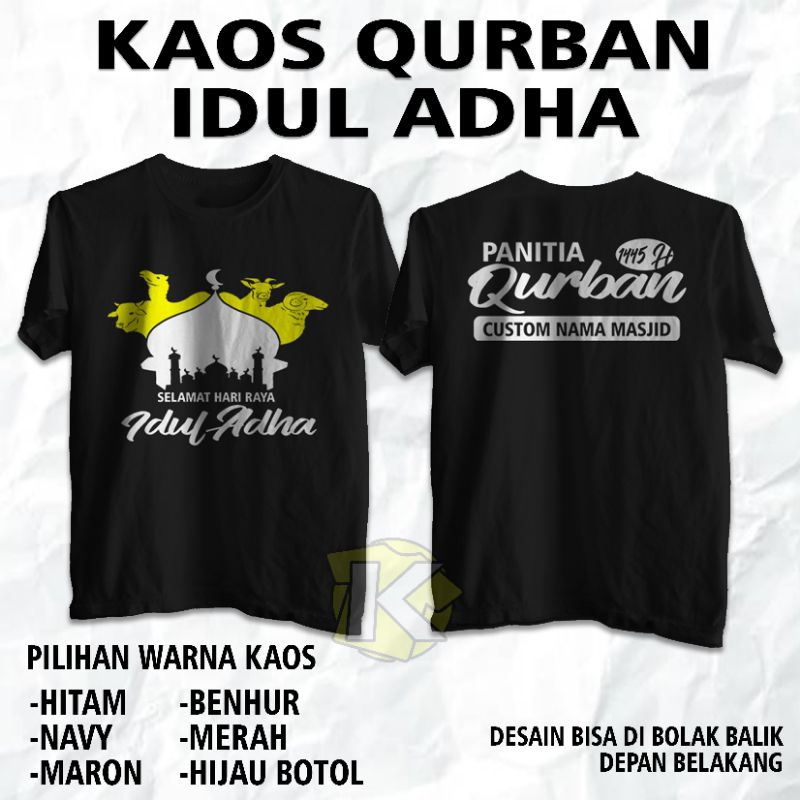 Jual KAOS PANITIA QURBAN IDUL ADHA CUSTOM | Shopee Indonesia