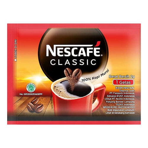 Jual Nescafe Classic Sachet Pack X Gr Shopee Indonesia